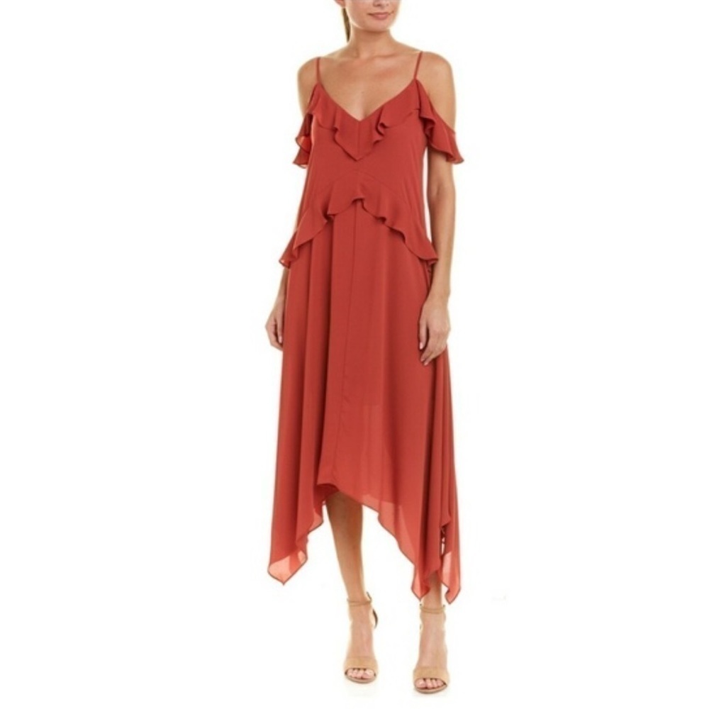 BCBG MAXAZRIA | - Ruffle Dress